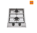 Encimera a Gas 2 Platos Mademsa Encendido Automático y Parrillas de Pletina KM2GX Inox